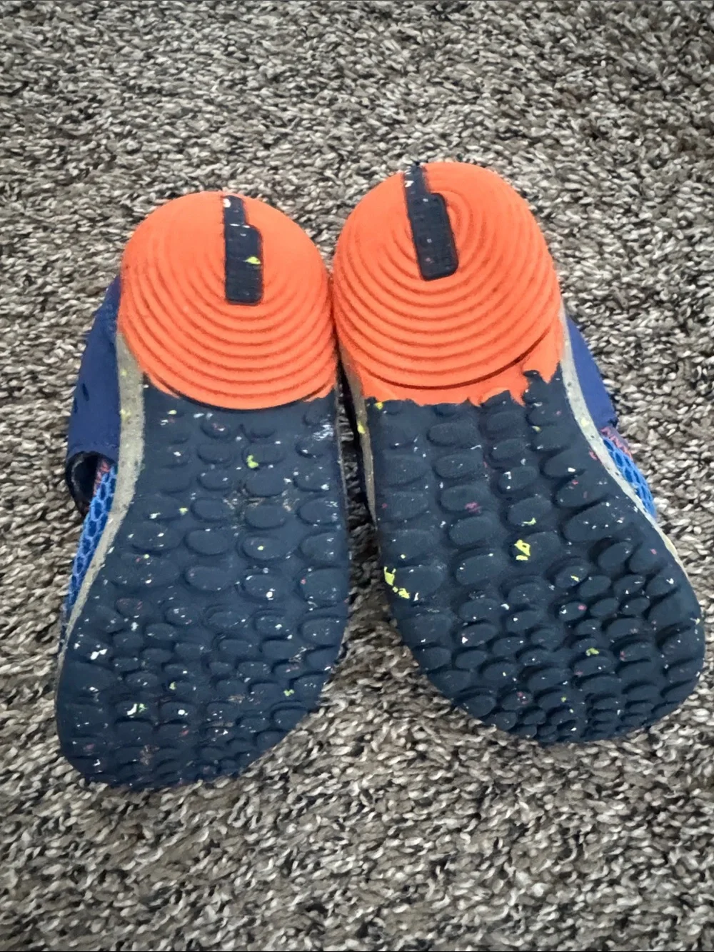 EUC Merrell Blue Mesh Hook-and-Loop Velcro Water Shoes Little Kids 7.5 Unisex